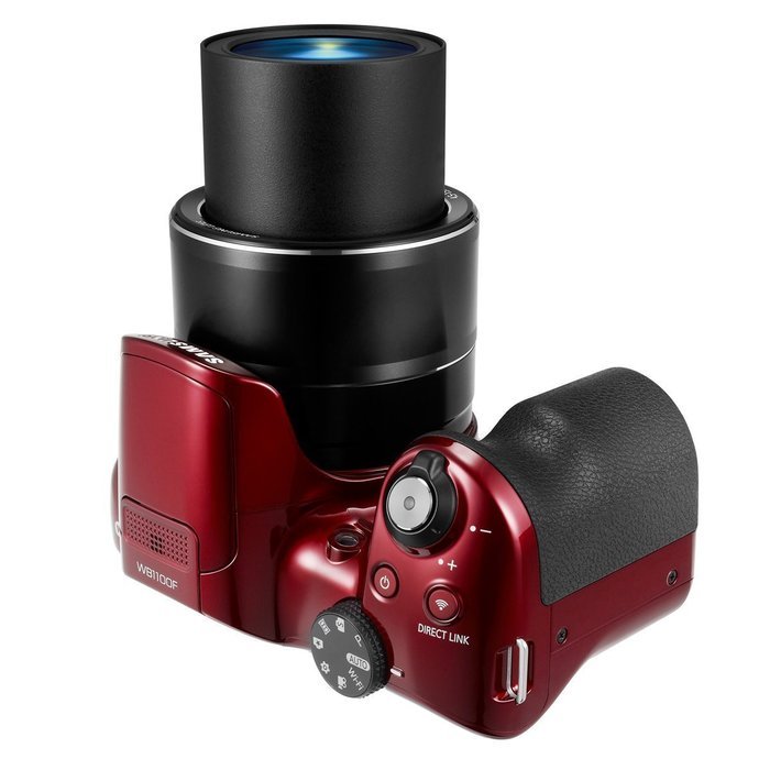 Samsung WB1100F 16.2MP CCD Smart WiFi & NFC Digital Camera with 35x Optical Zoom, 3.0" LCD and 720p HD Video (... N14