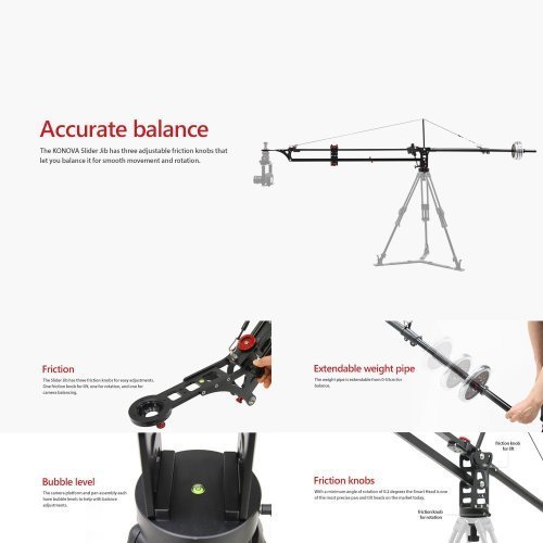 Konova Slider Jib full set with K7 100cm slider N3