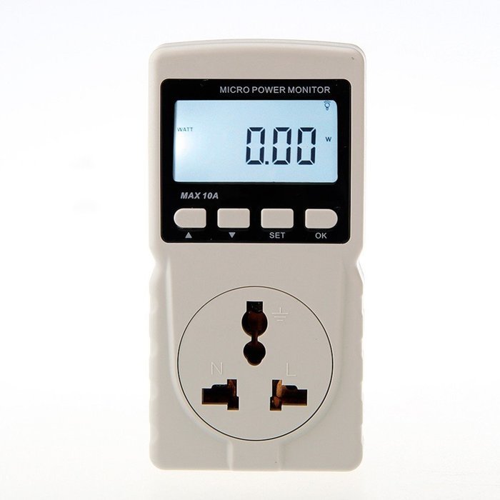 Digital LCD Micro Power Meter Analyzer Monitor 220V 10Am AU Plug GM86 Tester Measuring Power... N6