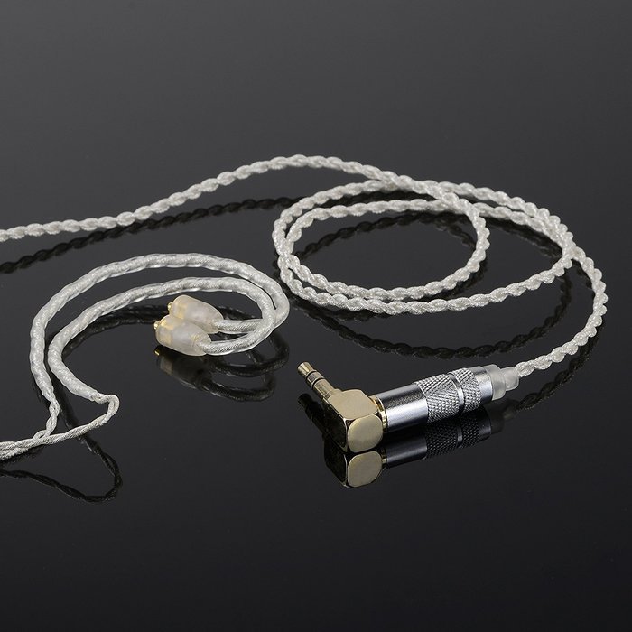 For SE215 SE425 SE535 SE846 UE900 Shure Headphone Replacement Cable 5N OCC Crystal Silver Plated DIY Cord for... N23