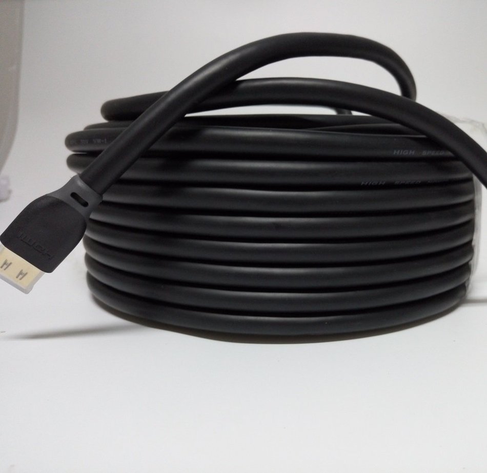 Omars Ultra HDMI Active Slim Cable 50ft with Ethernet ,Supports 4K, 3D, 2160p Full HD Latest Version N3