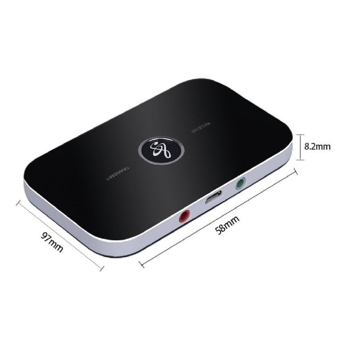 Bluetooth 4.1 Transmitter Receiver,Awkli 3.5MM Stereo Output Portable 2-in-1 Wireless Audio Adapter Car Kit for... N2