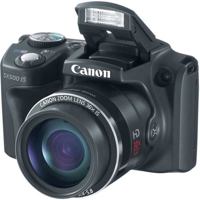 Canon PowerShot SX500 IS 16.0 MP Digital Camera with 30x Wide-Angle Optical Image Stabilized Zoom and 3.0-Inch... N2