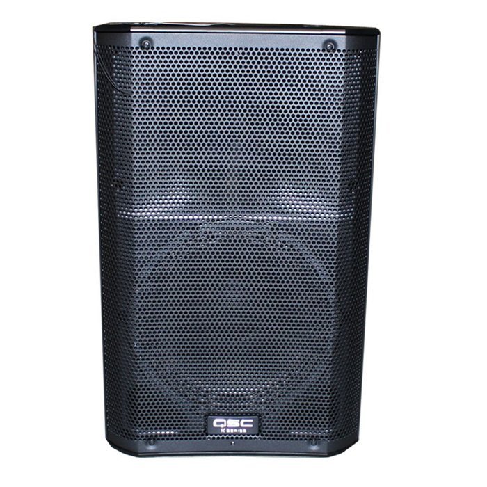 QSC K10 Powered 10-Inch 1000 Watts PA Speaker PACKAGE with Speaker Stand and 25FT XLR Cable Included! N2