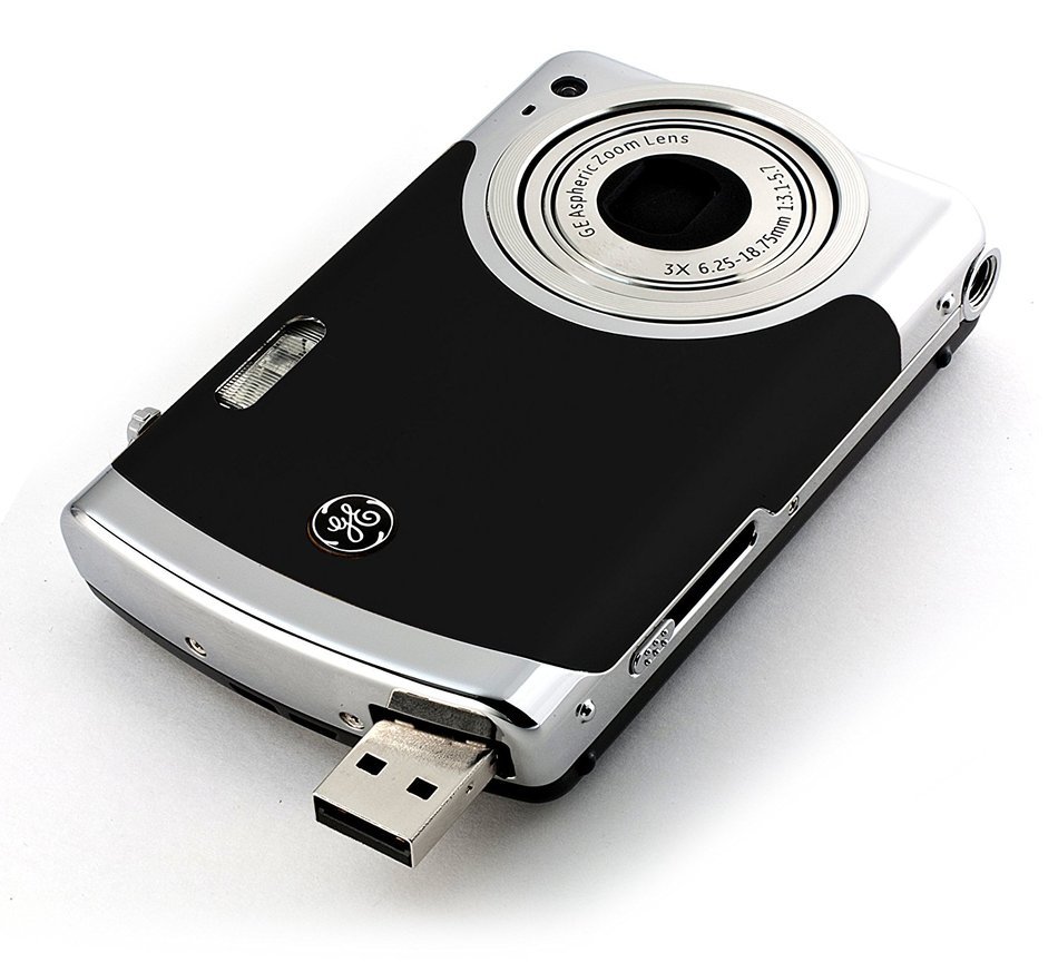 GE CRE00-BK Create by Jason Wu 12MP Digital Camera with 3x Optical Zoom and 2.7-Inch LCD (Black Metal) N3