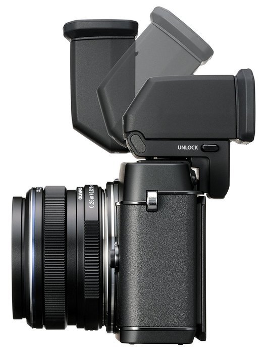 Olympus E-P5 17mm f1.8 and VF-4 16.1 MP Compact System Camera with 3-Inch LCD (Black) - International Version... N5