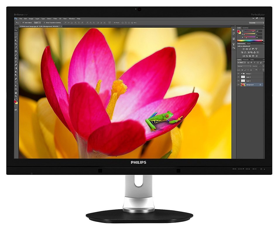 Philips 272P4APJKEB 27&rdquo; Class LED IPS-AHVA, Adobe RGB Calibrated, Quad Resolution 2560x1440... N2
