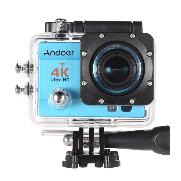 Andoer 2" Ultra-HD LCD 4K 25FPS 1080P 60FPS Wifi Cam FPV Video Output 16MP Action Camera 170&deg;Wide-Angle Lens with... N17