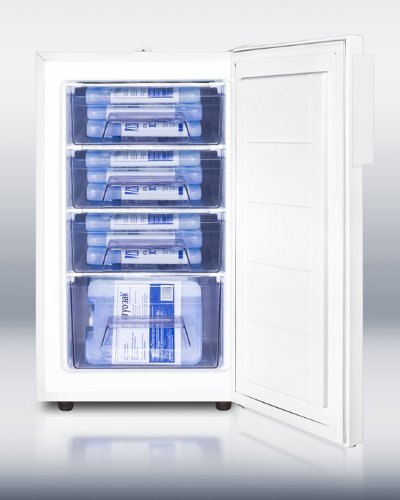 Summit FS407LBIMEDDTADA 20" Medically Approved and ADA Compliant Compact Refrigerator with 2.8 cu. ft. Capacity... N2