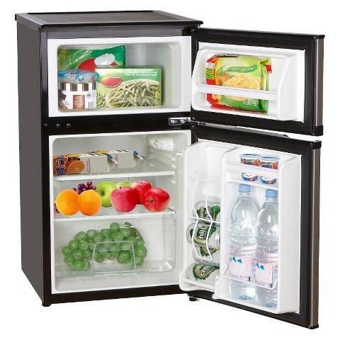 Emerson 3.1 Cu. Ft. 2-Door Compact Fridge and Freezer