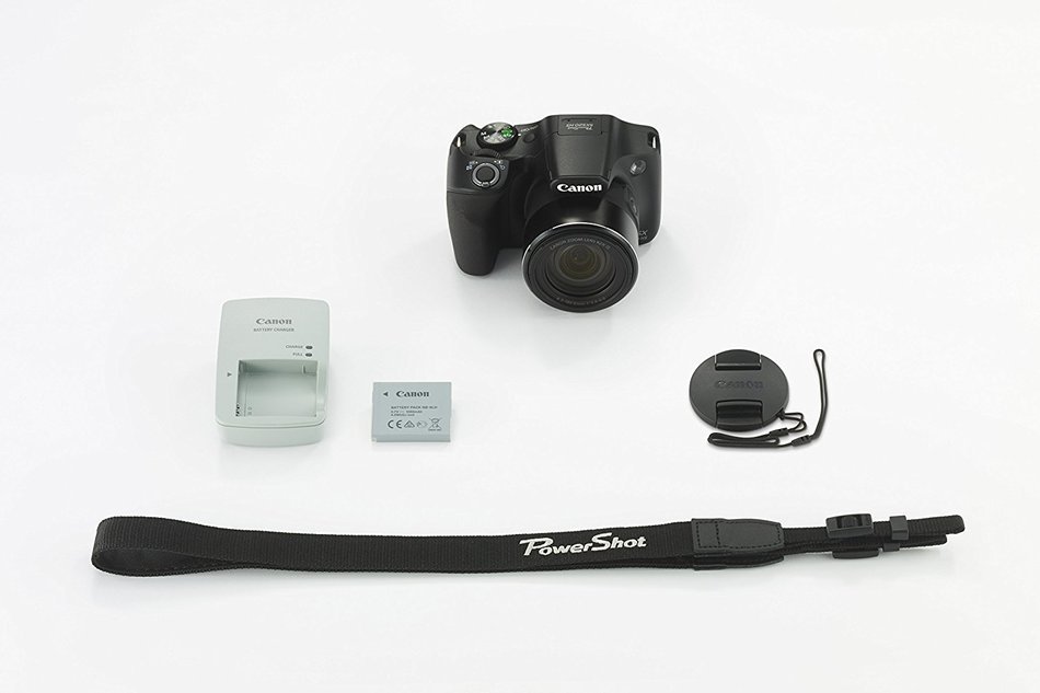 Canon PowerShot SX520 16Digital Camera with 42x Optical Image Stabilized Zoom with 3-Inch LCD (Black) N3