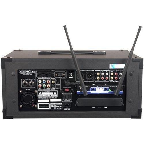 VOCOPRO CHAMPION-REC 3 HEAD 200W 4-Channel Multi-format portable PA with digital recorder