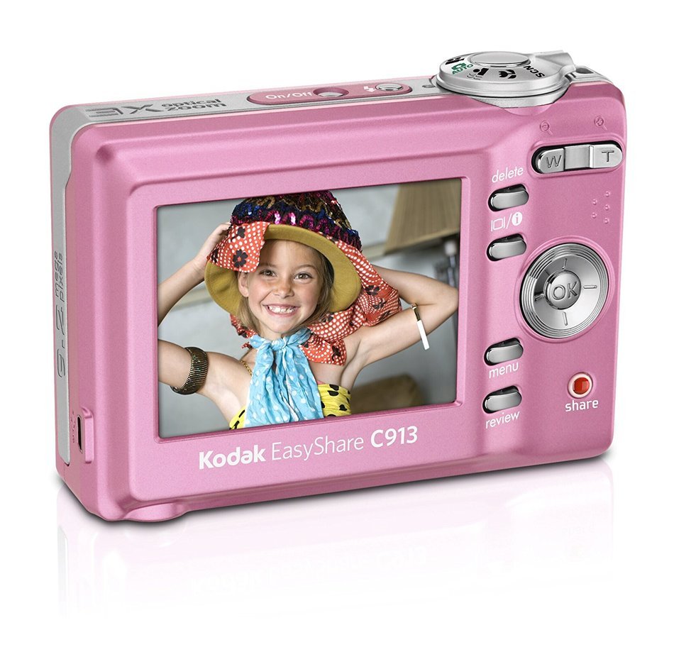 Kodak Easyshare C913 9.2 MP Digital Camera with 3xOptical Zoom (Pink) N7