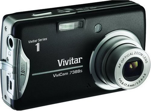 Vivitar VIVICAM-7388S 7.0 MegaPixel Slim Camera with 3x Optical Zoom and 3.0" LCD