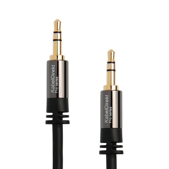 KabelDirekt (3 feet) 3.5mm Male to 3.5mm Male Stereo Audio Cable - PRO Series N4