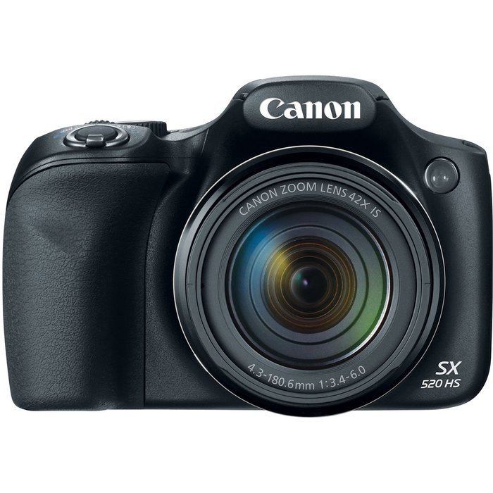 Canon PowerShot SX520 16Digital Camera with 42x Optical Image Stabilized Zoom with 3-Inch LCD (Black) N4