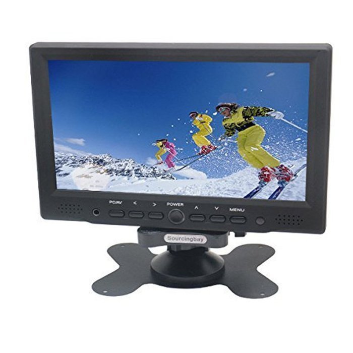 Souricingbay 7" Digital TFT-LED Color Receiver Car/PC Monitor HDMI/VGA/AV Input Display N2