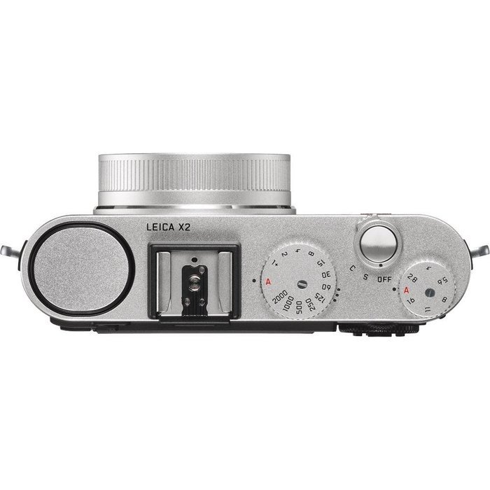 Leica 18452 X2 16.5MP Compact Camera with 2.7-Inch TFT LCD (Silver) N2