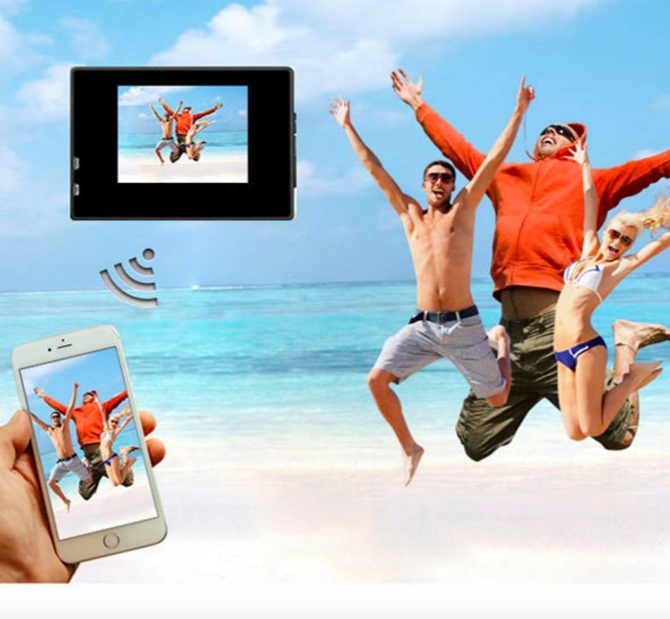 Updated Camorcoder 1080P WIFI Sports Camera with 2 Inch LCD Display 12MP 170&deg; Wide Angle+ Full HD Micro Sports...