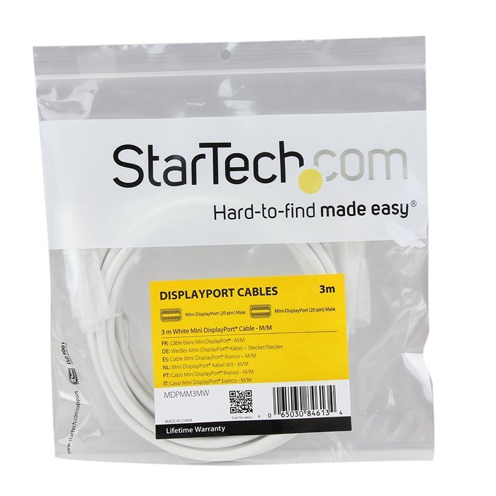 StarTech.com 3 ft Mini DisplayPort 1.2 Cable M/M - Mini DisplayPort 4k with HBR2 support - 3 feet Mini DP to Mini... N6