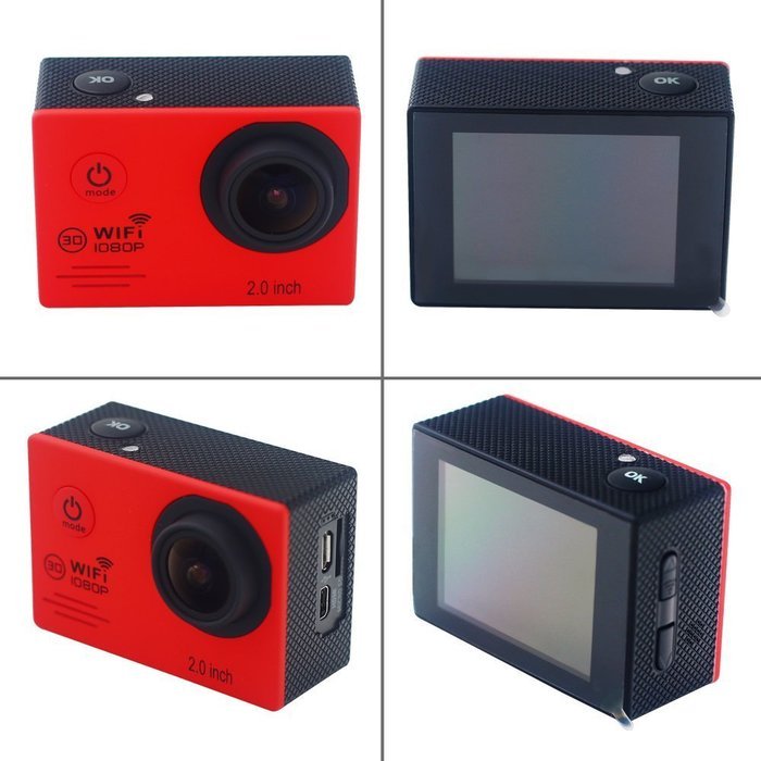 Bay Valley Parts&reg;14MP Full HD 1080P Helmet Sports Action 30M Waterproof Car Camera WiFi Cam N3