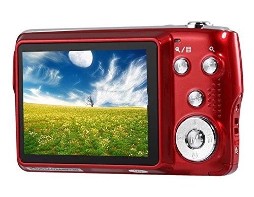 Amkov 800-Oe 2.7" Tft Lcd Screen Digital Camera With 4X Digital Zoom & 3X Optical Zoom (Red) Produced by YSK N2