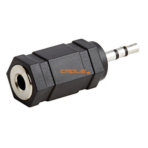 Cmple - 3.5mm Mono Plug to 2.5mm Mono Jack Adapter N13