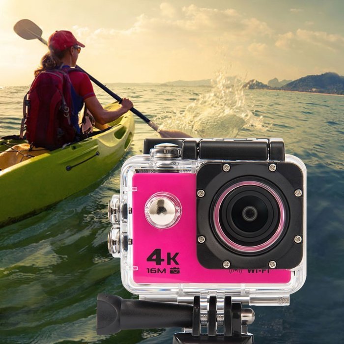 MARVUE MA30 4K WIFI Sports Action Camera FULL HD 1080P 60fps 16MP Waterproof Digital Video Recorder (WHITE) N22