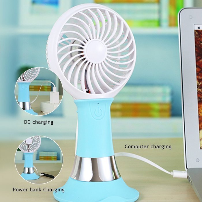 UP UPKJ USB Mini Fan, Multi-function Portable Handheld Fan Rechargeable Battery, 3 Gears for Wind Speeds Control... N5