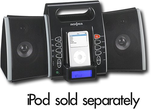 Insignia&reg; - Boombox with Apple&reg; Ipod&reg; Dock N2