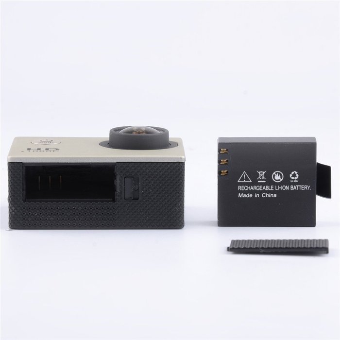 Silver Waterproof Action Camera Sports HD DV 1.5in LCD Screen 12MP 1080P Camcorder N9