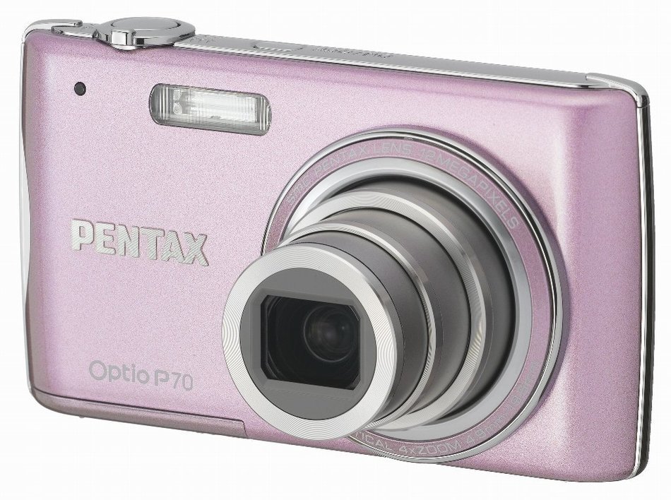 PENTAX Digital Camera OPTIO P70 Pink 12MPS x4 Optical zoom OPTIOP70P