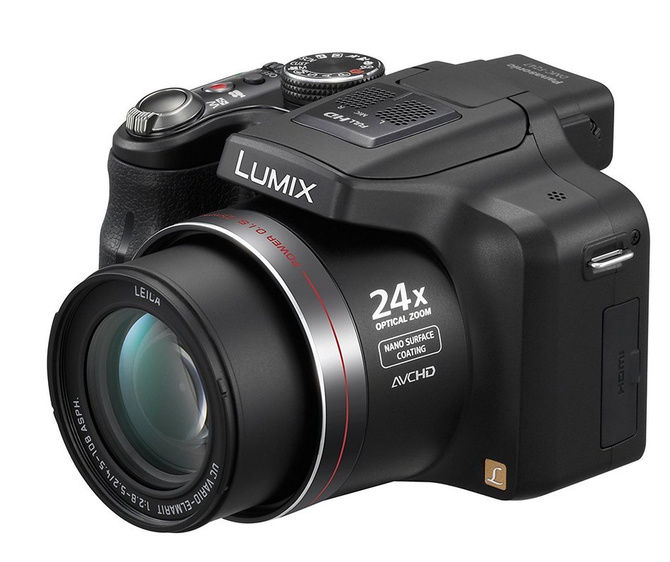 Panasonic Lumix DMC-FZ47K 12.1 MP Digital Camera with 24xOptical Zoom - Black (OLD MODEL) N3