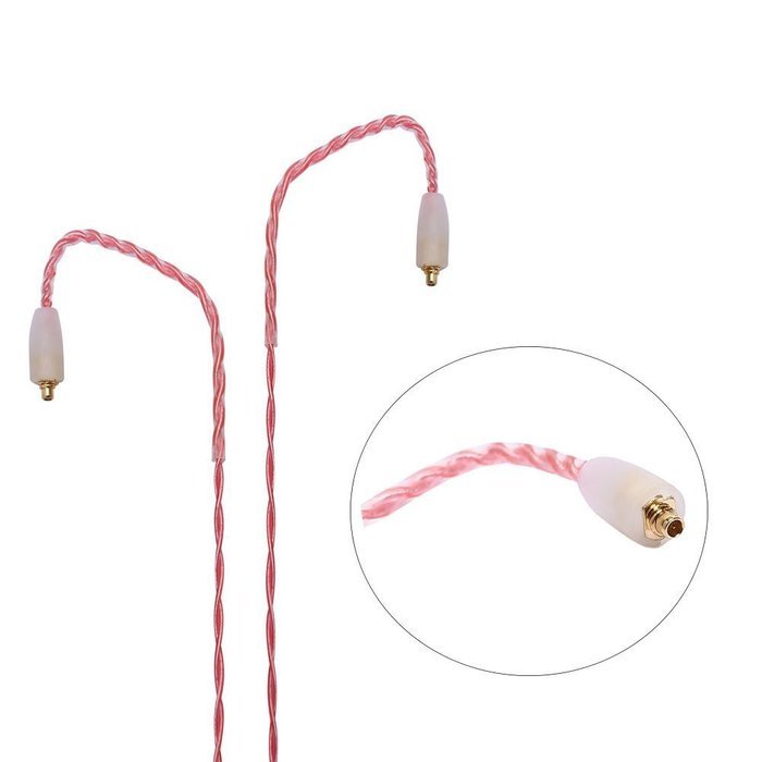 For SE215 SE425 SE535 SE846 UE900 Shure Headphone Replacement Cable 5N OCC Crystal Silver Plated DIY Cord for... N30