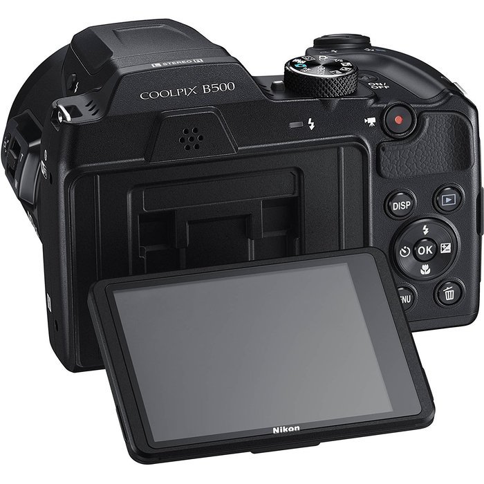 Nikon Coolpix B500 Wi-Fi Digital Camera (Black) - (Certified Refurbished) N5