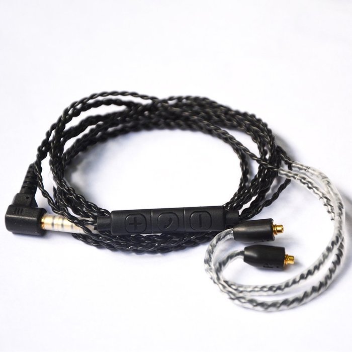 For SE215 SE425 SE535 SE846 UE900 Shure Headphone Replacement Cable 5N OCC Crystal Silver Plated DIY Cord for... N34