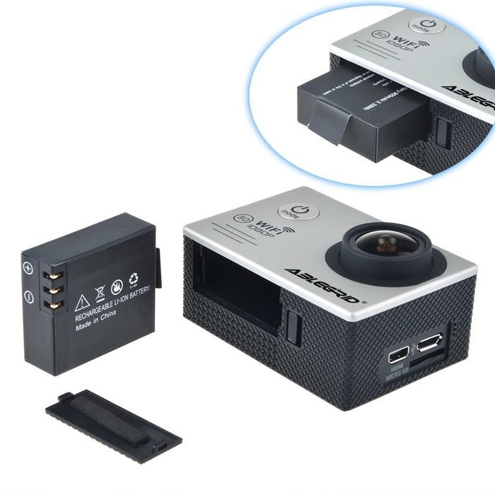 ABLEGRID AG5000 WIFI Novatek 96658 14MP 2.0" LCD 1080P 170 Degree Wide Angle Sports DV Waterproof Action Camera... N3