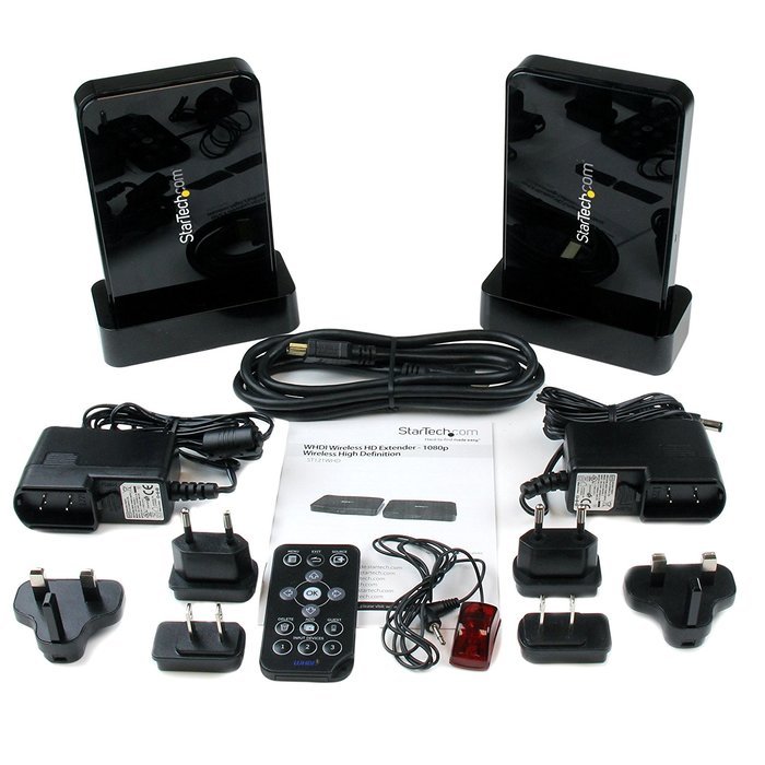 StarTech.com ST121WHDST 50-Feet HDMI Wireless Video Extender Kit with Portable Transmitter for Ultrabooks and... N7