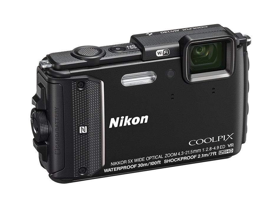 Nikon COOLPIX AW130 Waterproof Digital Camera with Built-In Wi-Fi (Yellow) N7
