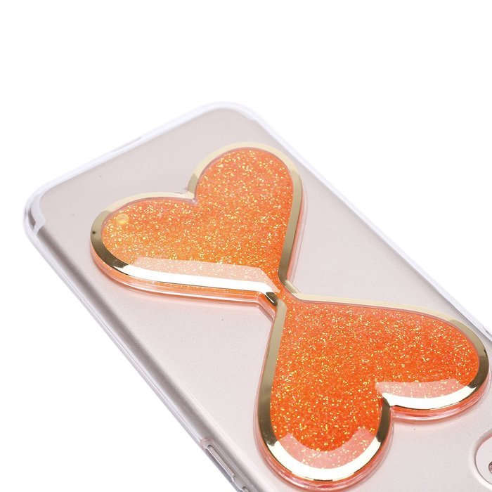 iPhone 7 Plus Case,Case for iPhone 7 Plus,ikasus Flowing Liquid Floating Hourglasses Love Heart Bling Glitter... N37