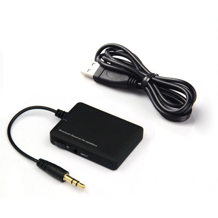 Mini 3.5mm Bluetooth Wireless Audio Receiver A2DP Stereo Dongle for Smartphone Tablet Speaker