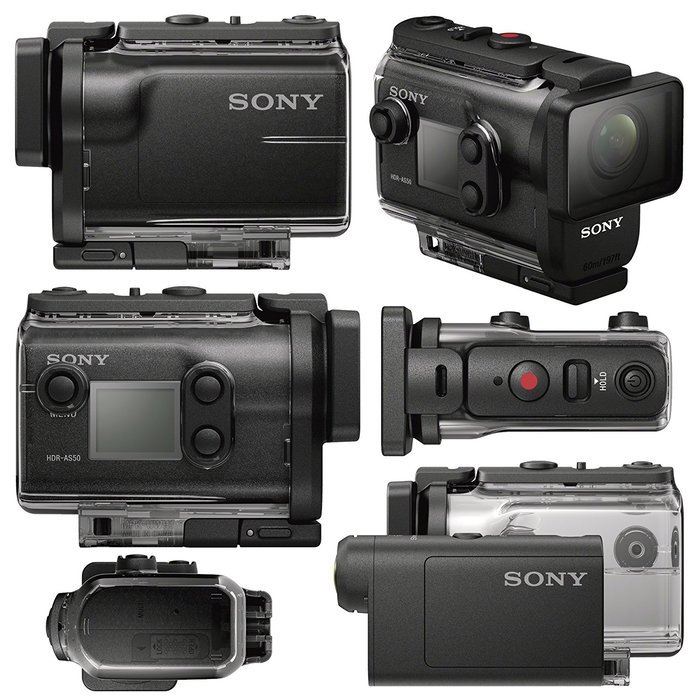 Sony HDR-AS50/B Full HD 1080p Action Cam with 32GB MicroSD Card & Battery Pack Bundle N5