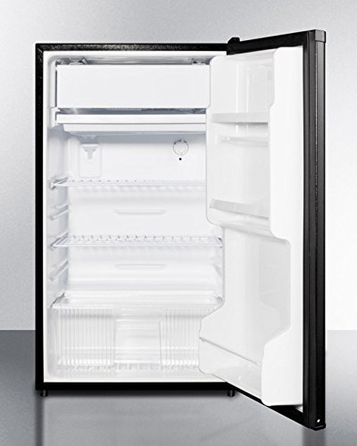 Summit FF433ES 19" Energy Star Compact Refrigerator with 3.6 cu. ft. Capacity Adjustable Thermostat Crisper Drawer... N3