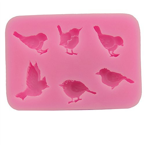 Let'S Diy Various Birds Molds Fondant Chocolate Silicone Mold Candy Moulds Food-Grade Bakeware Pastry Tool