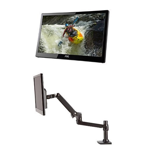 AOC e1659Fwu 16-Inch Ultra Slim 1366x768 Res 200 cd/m2 Brightness USB 3.0-Powered Portable... N2