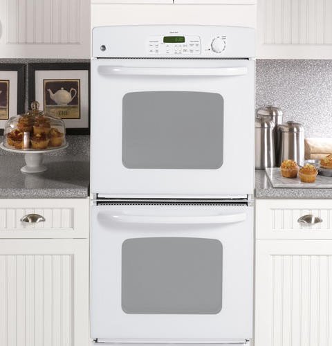 GE JKP35DPWW 27" White Electric Double Wall Oven