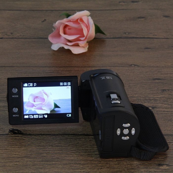 Chinatera HD720P 16MP Digital Video Camcorder Camera DV DVR 2.7" TFT LCD 16X ZOOM Black N8