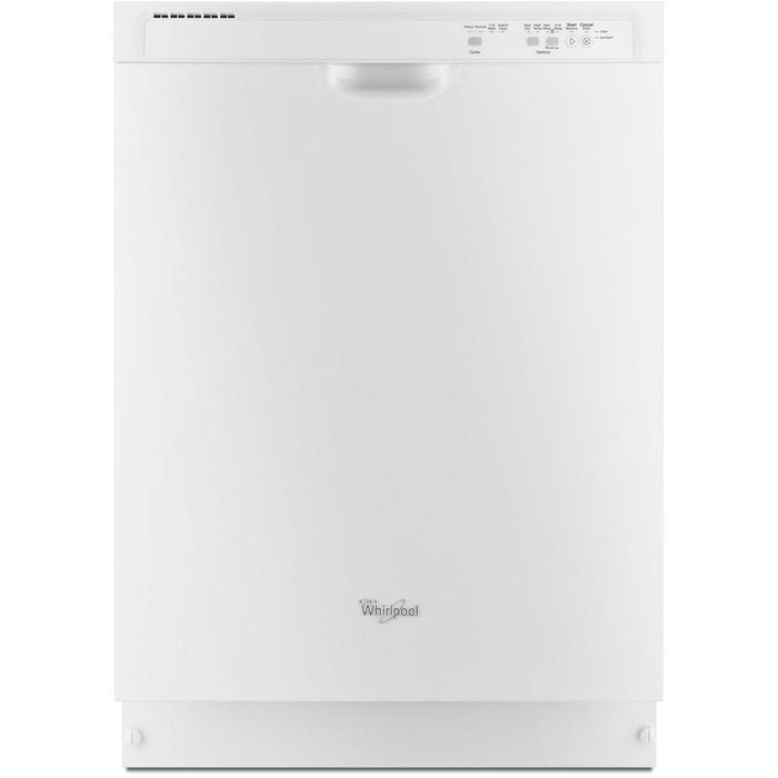WHIRLPOOL GIDDS-284185 Built-In 24" Dishwasher With Electronic Controls, White, 5 Cycles/4 Options N2