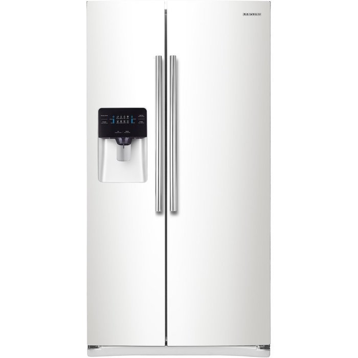 Samsung RS25H5000WW 24.5 Cu. Ft. White Side-By-Side Refrigerator