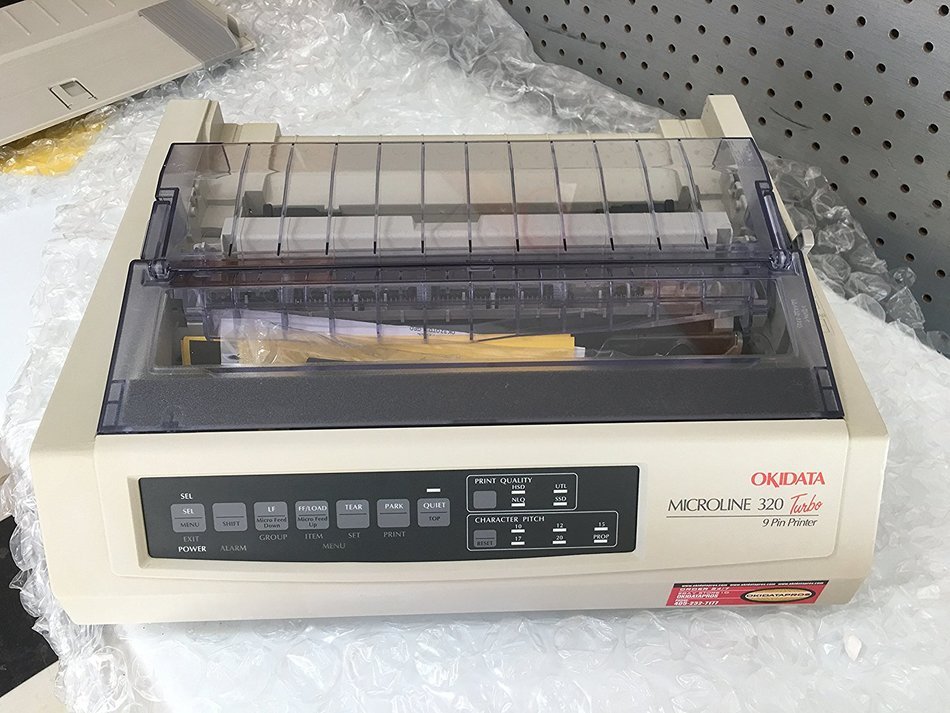 Okidata Microline 320 Turbo/N Printer B/W Dot-Matrix 240 X 216 Dpi 9 Pin 300 Cps Parallel N2
